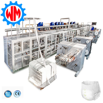 Αγορά 800pcs/min Full Servo Baby Diaper Making Machine PLC Control with CE Παγκόσμια Εξαγωγή online manufacture