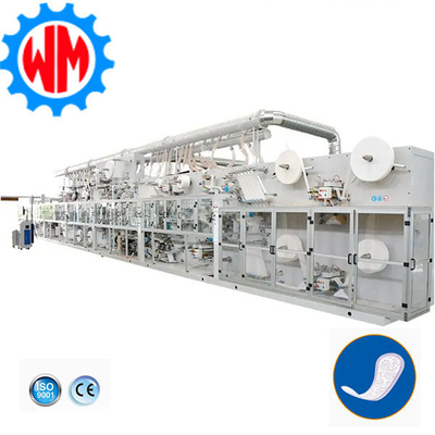Αγορά 1200PCS/Min Γραμμή παραγωγής υγιεινών υφασμάτων με σύστημα συσκευασίας διαδικτυακή κατασκευή