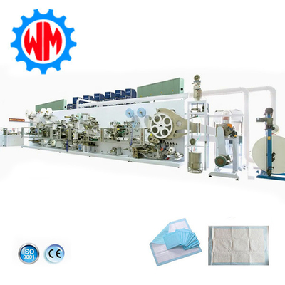 Αγορά Ευφυής Full Servo Underpad γραμμή παραγωγής με επαγγελματικό εργοστάσιο online manufacture