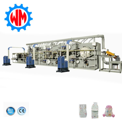 Αγορά Εταιρεία προμηθευτών Full Servo Big Ring Waist Baby Diaper Making Machinery με CE online manufacture