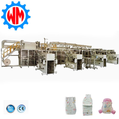 Αγορά Νέο σχεδιασμό Full Servo Big Ring Waist Baby Diaper Making Machine με σύστημα συσκευασίας online manufacture